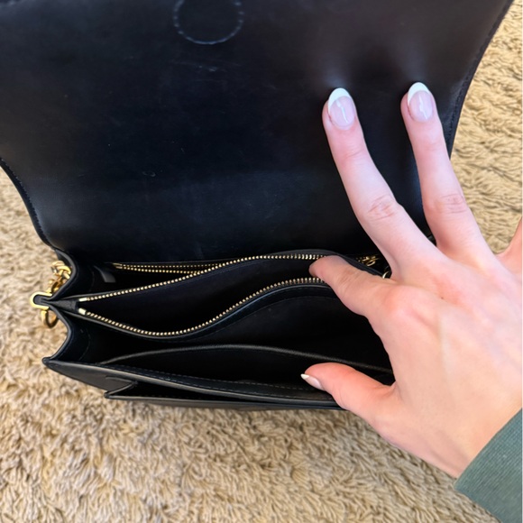 Tory Burch Black Leather Crossbody - Picture 7 of 10